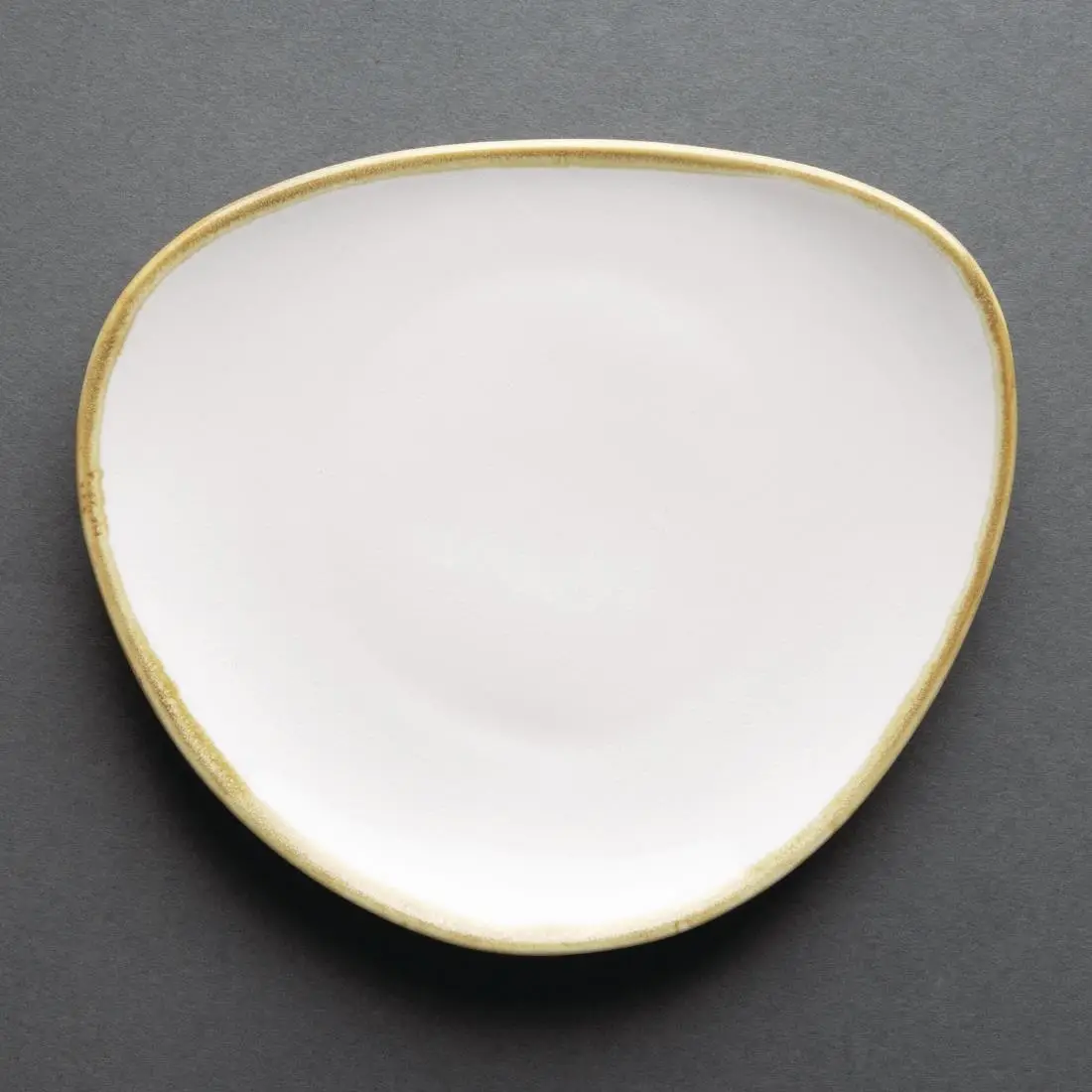 Olympia Kiln Triangular Plates Chalk 165mm (6 Pack) FB983 - Image 3