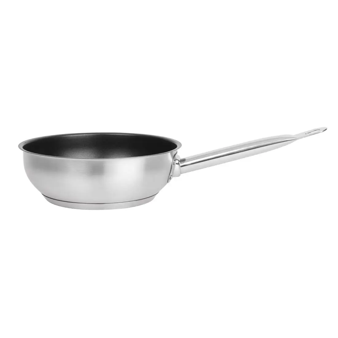 Vogue Stainless Steel Non-Stick Teflon Platinum Plus Sauté Pan 20cm FC098 - Image 2