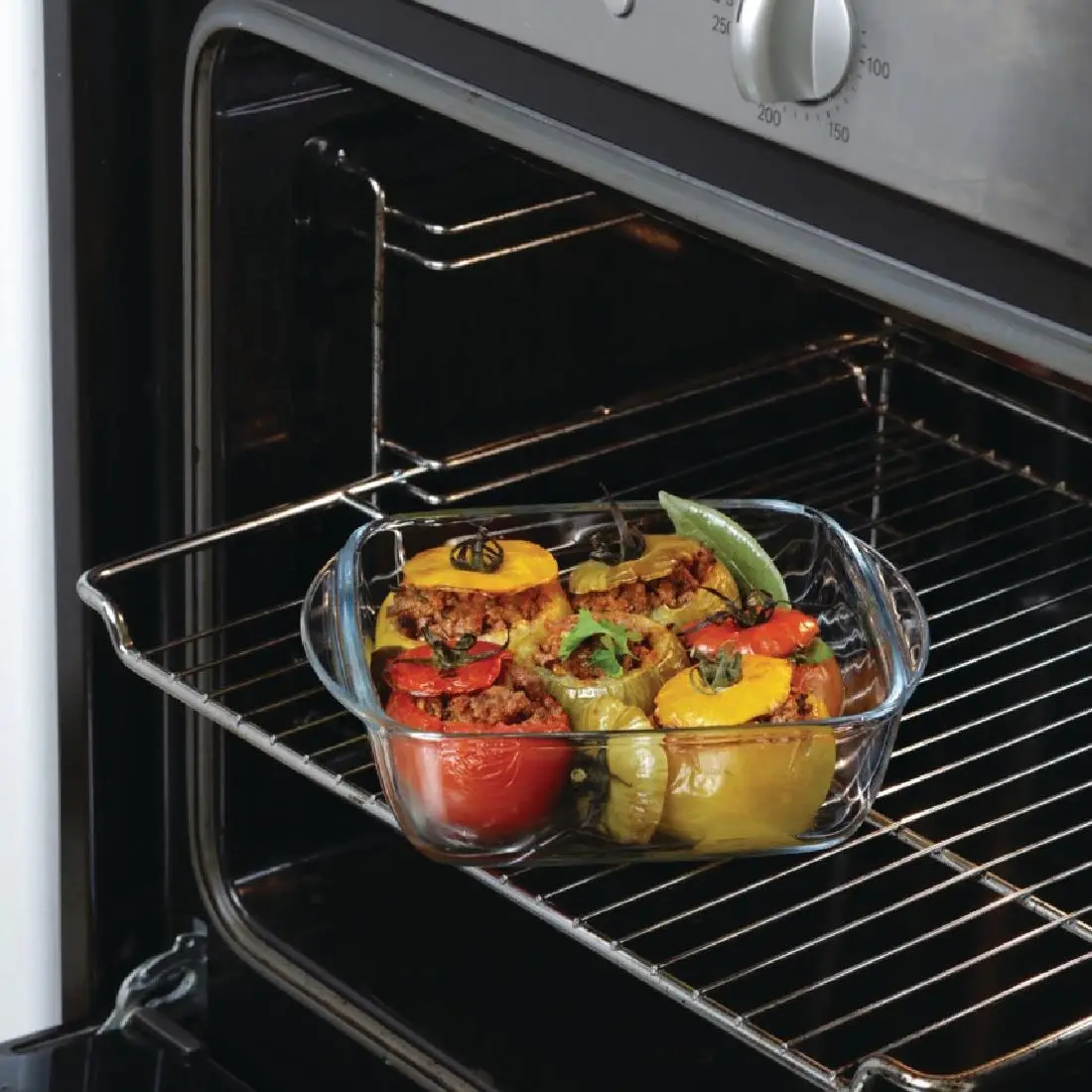 Pyrex Cook and Heat Square Dish with Lid 350ml FC363 - Image 6