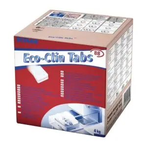 Ecolab Eco-Clin Tabs 88 Three-In-One Dishwasher Tablets (200 Pack) FC427