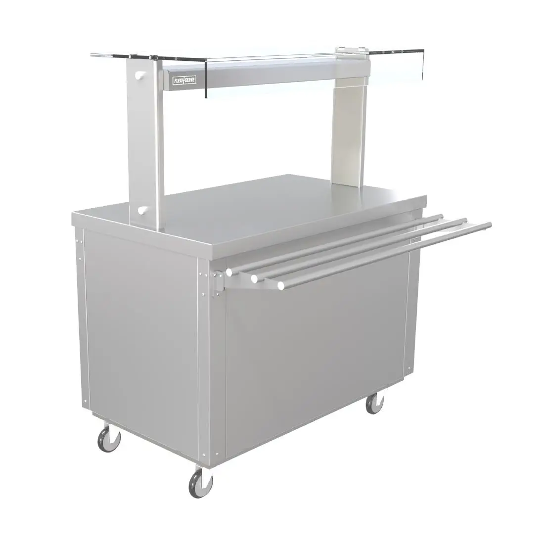 Parry Flexi-Serve Ambient Cupboard with Plain Top & LED Illuminated Gantry FS-A3Pack FD231
