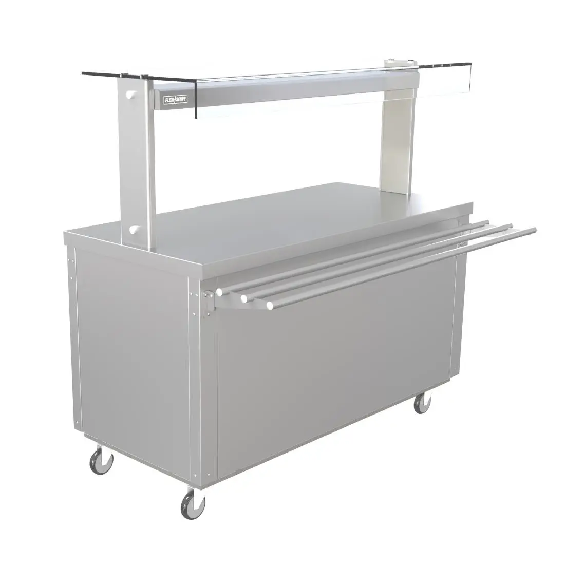 Parry Flexi-Serve Ambient Cupboard with Plain Top & LED Illuminated Gantry FS-A4Pack FD232
