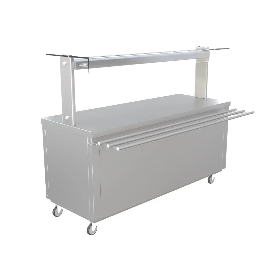 Parry Flexi-Serve Ambient Cupboard with Plain Top & LED Illuminated Gantry FS-A5Pack FD233