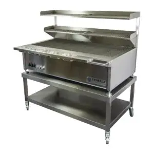 Synergy Grill Gas Chargrill with Garnish Rail and Slow Cook Shelf ST1300 FD493