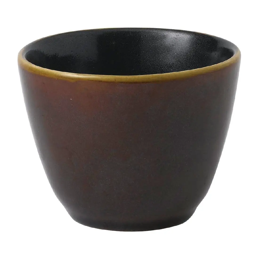 Churchill Nourish Contour Chip Mugs Cinnamon Brown Two Tone 291ml (12 Pack) FD819