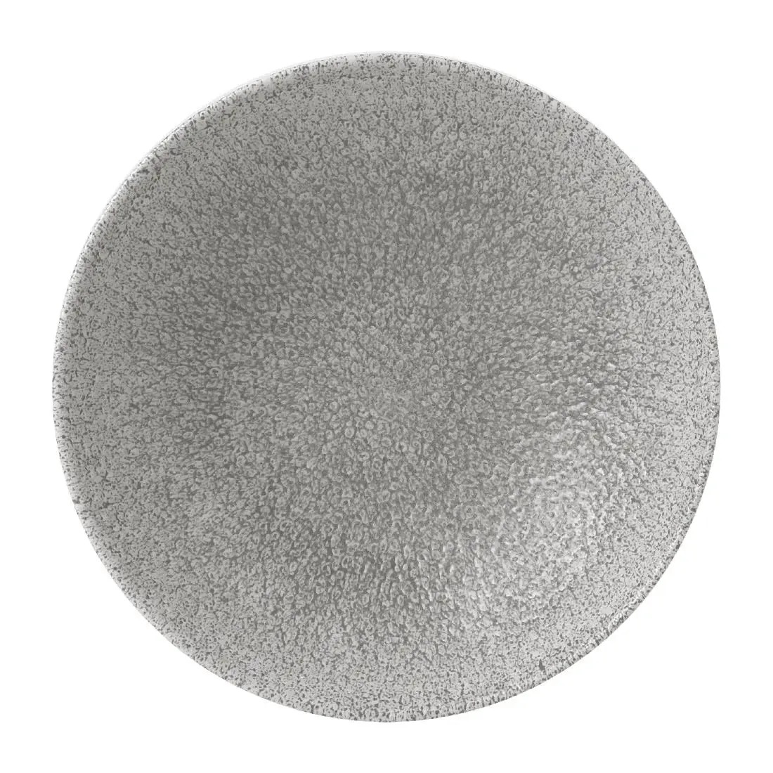 Churchill Raku Jasper Grey Evolve Coupe Plates 6.5" (12 Pack) (Direct) FD879