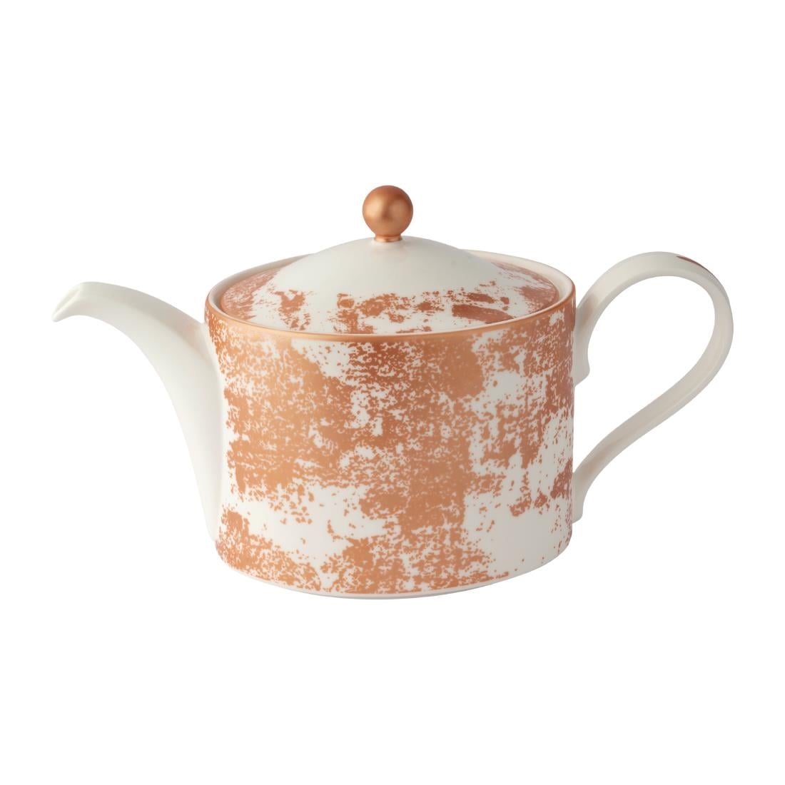 Royal Crown Derby Crushed Velvet Copper Charnwood Teapot 1Ltr FE105