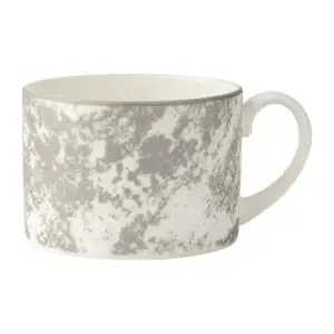 Royal Crown Derby Crushed Velvet Grey Charnwood Cups 220ml (6 Pack) FE115
