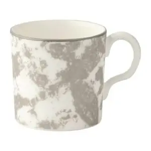 Royal Crown Derby Crushed Velvet Grey Cups 3oz (6 Pack) FE123