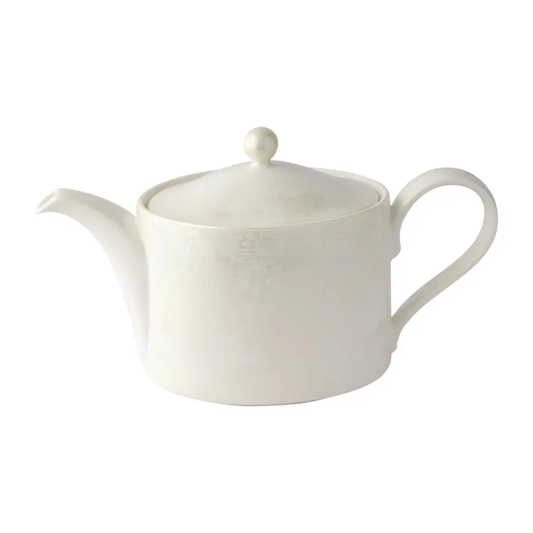 Royal Crown Derby Crushed Velvet Pearl Charnwood Teapot 1Ltr FE133