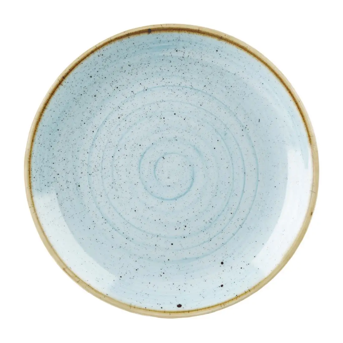 Churchill Stonecast Evolve Coupe Plates Duck Egg Blue 324mm (6 Pack) FF662