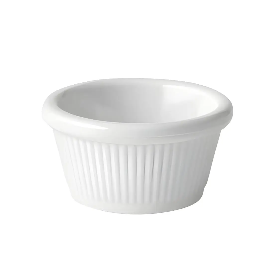 Utopia Fluted Ramekins White 60ml (12 Pack) FH217