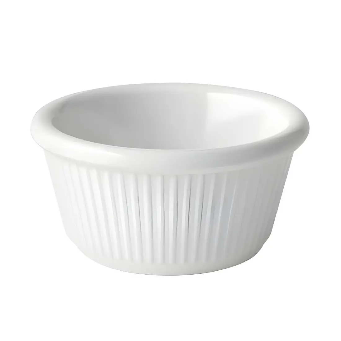 Utopia Fluted Ramekins White 90ml (12 Pack) FH218