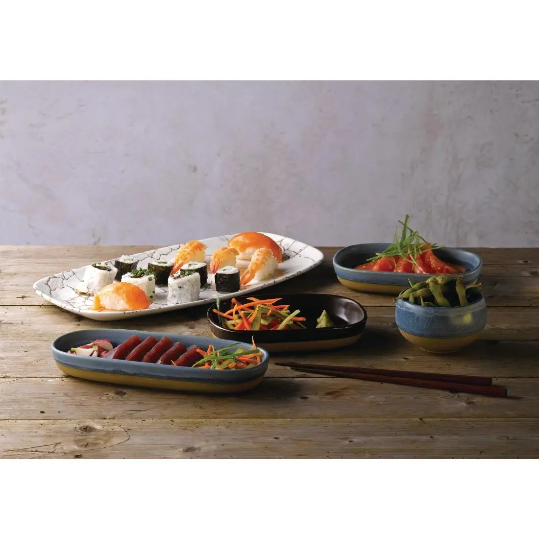 Churchill Emerge Oslo Blue Dishes 170x120mm (6 Pack) FR019 - Image 7