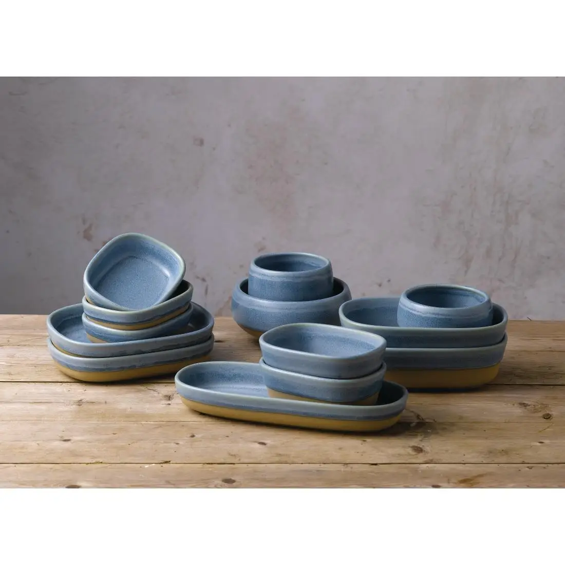Churchill Emerge Oslo Blue Dishes 170x120mm (6 Pack) FR019 - Image 8