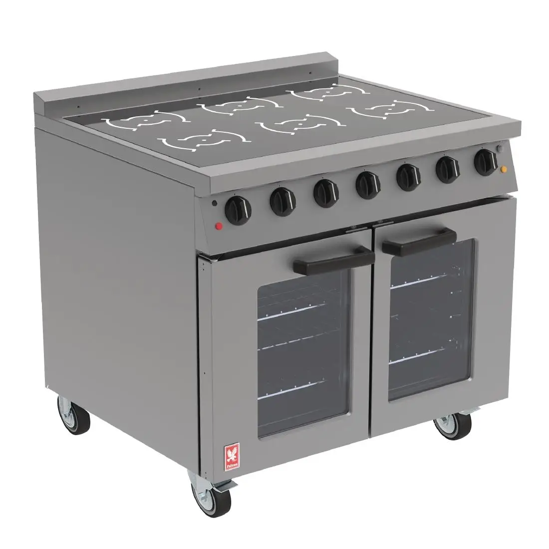 Falcon Dominator One Series 6 zone Induction Range on Castors E163i FS046
