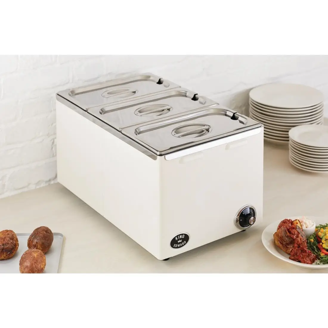 King Edward Wet and Dry Heat Bain Marie Cream FS284 - Image 3