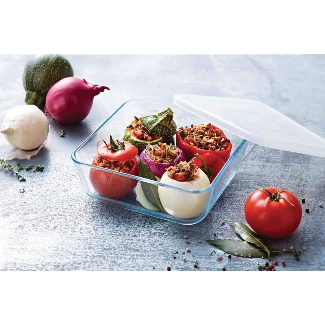 Pyrex Cook & Freeze Square Dish with Lid 2Ltr FS368 - Image 3