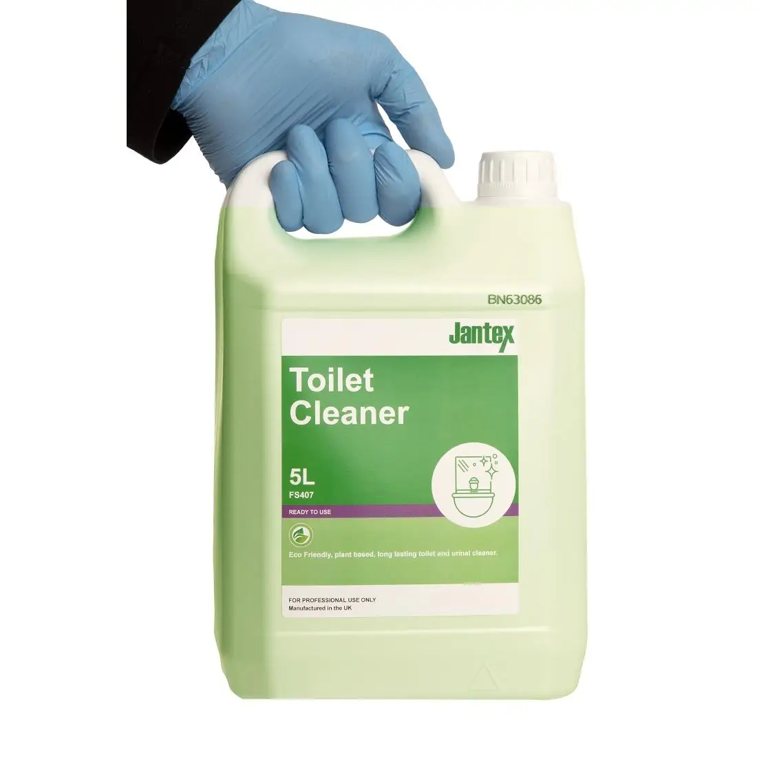 Jantex Green Toilet Cleaner Ready To Use 5Ltr FS407 - Image 4