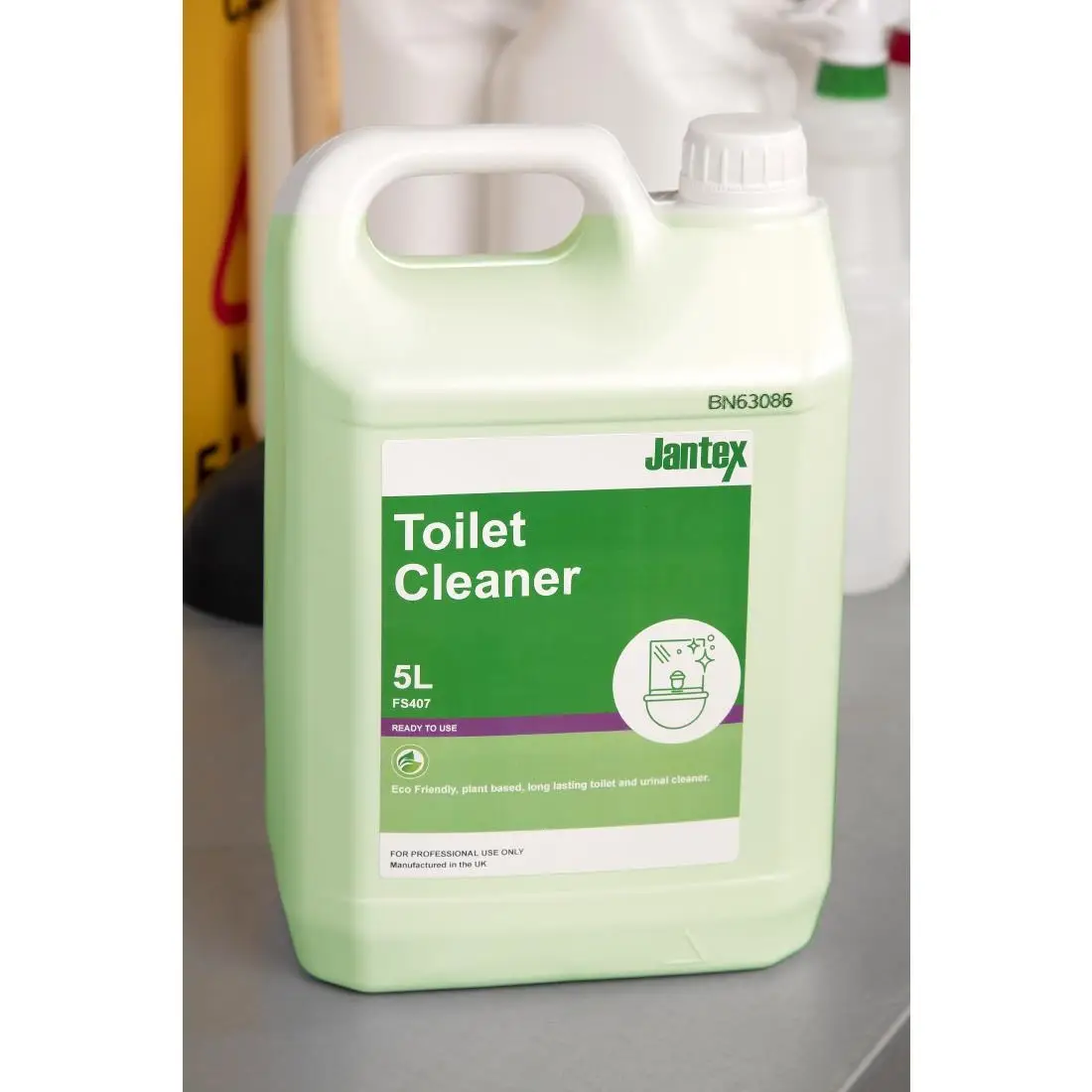 Jantex Green Toilet Cleaner Ready To Use 5Ltr FS407 - Image 5