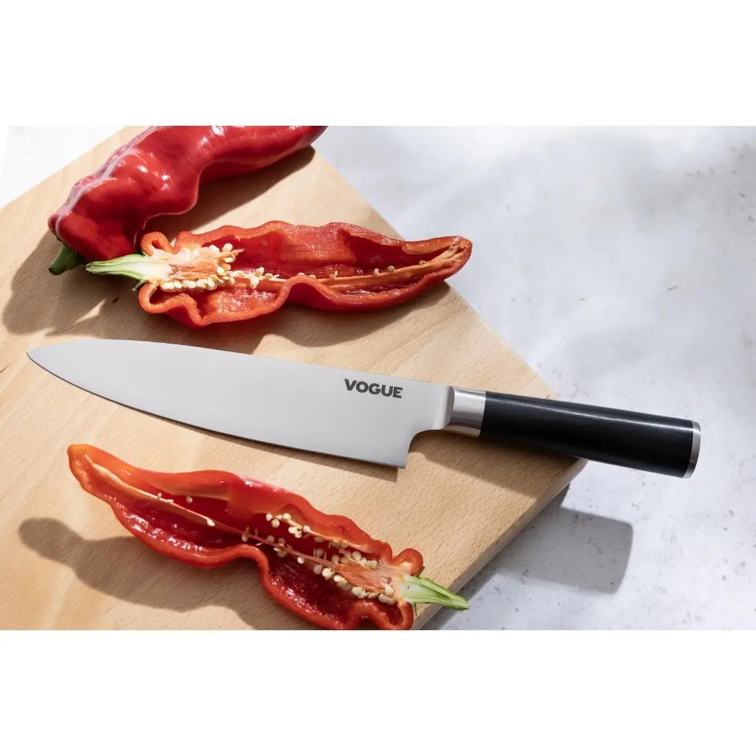 Vogue Bistro Chef Knife Black 20.7cm FS685 - Image 6
