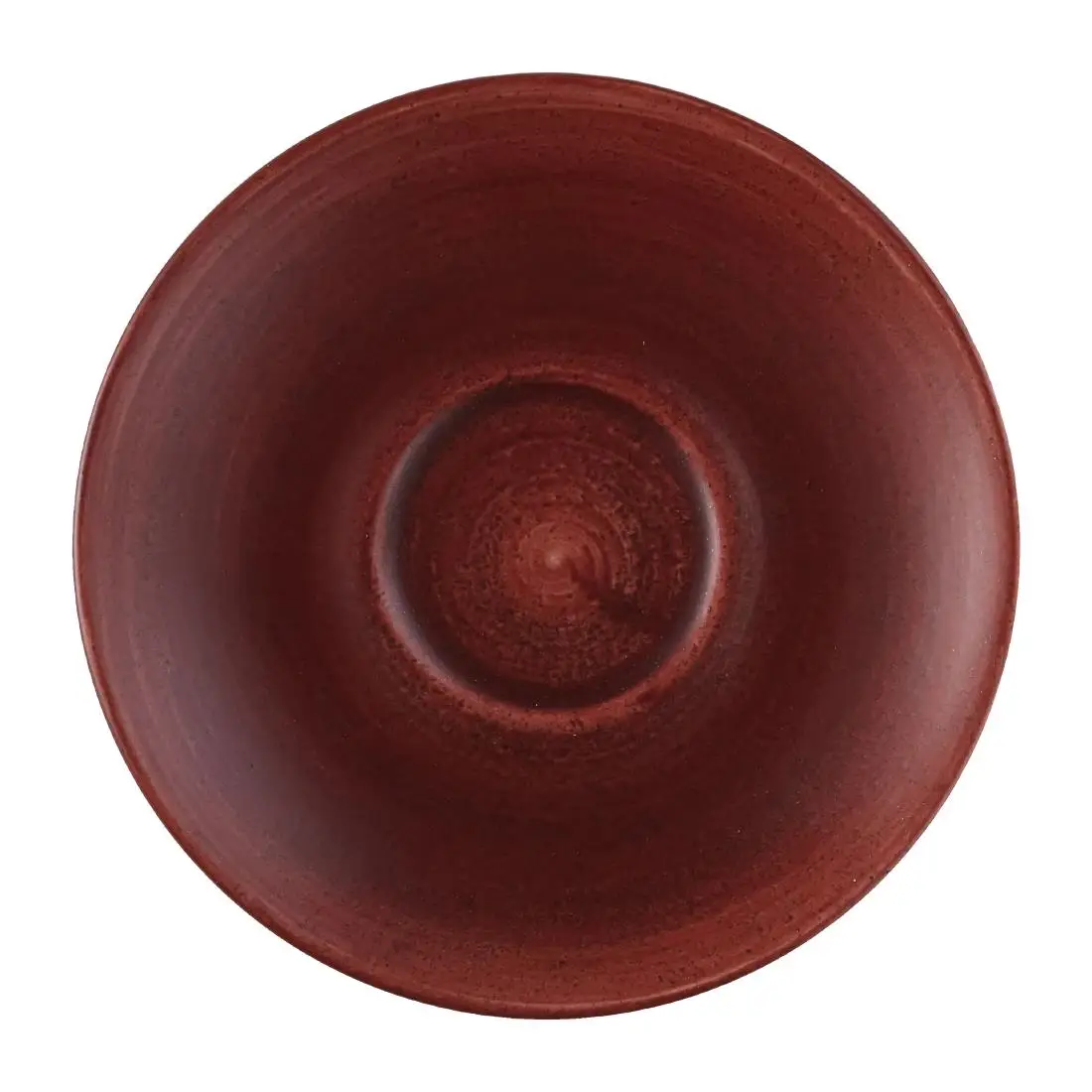 Churchill Stonecast Patina Cappuccino Saucer Red Rust 159mm (12 Pack) FS892