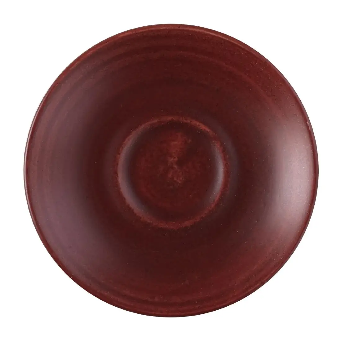 Churchill Stonecast Patina Espresso Saucers Red Rust 114mm (12 Pack) FS894