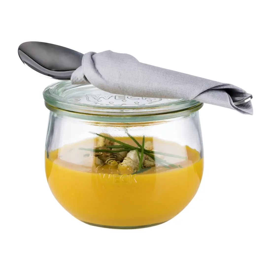 APS Weck Glasses With Lid 580ml (6 Pack) FT200 - Image 2