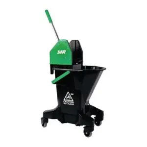 SYR Long Tall Sally Recycled Plastic Mop Bucket & Wringer 16Ltr Green FT396