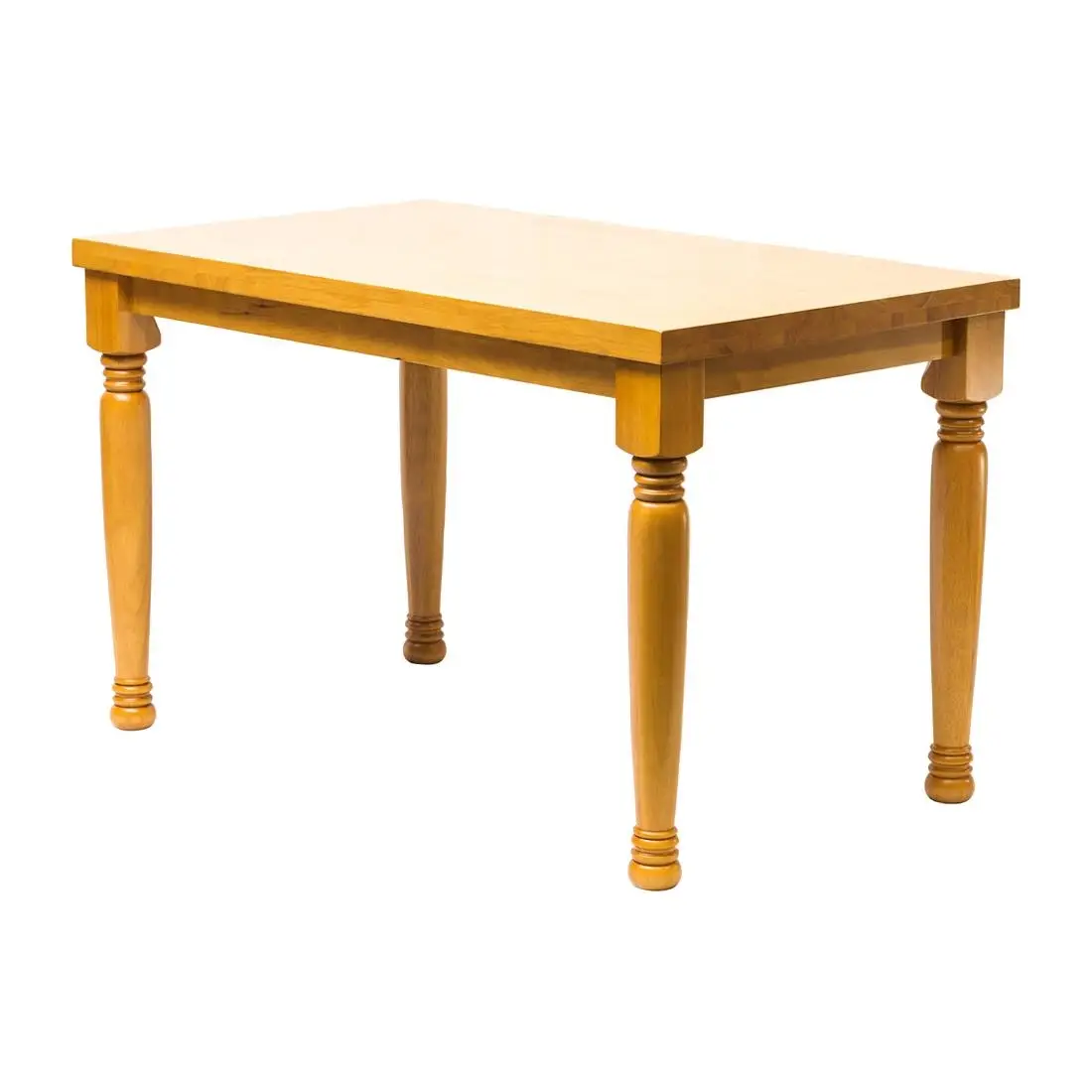Cotswold-Style Rectangular Dining Table Soft Oak 1200x700mm FT494
