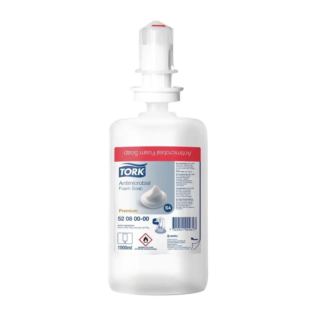 Tork Antimicrobial Transparent Soap Foam