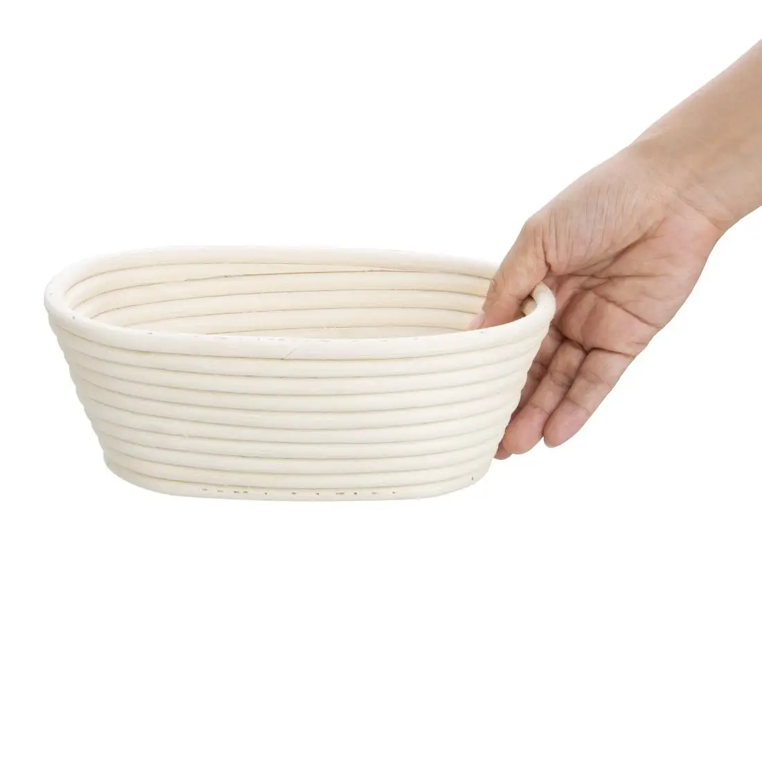 Vogue Rattan Proving Round Basket 220x80mm FT837 - Image 4