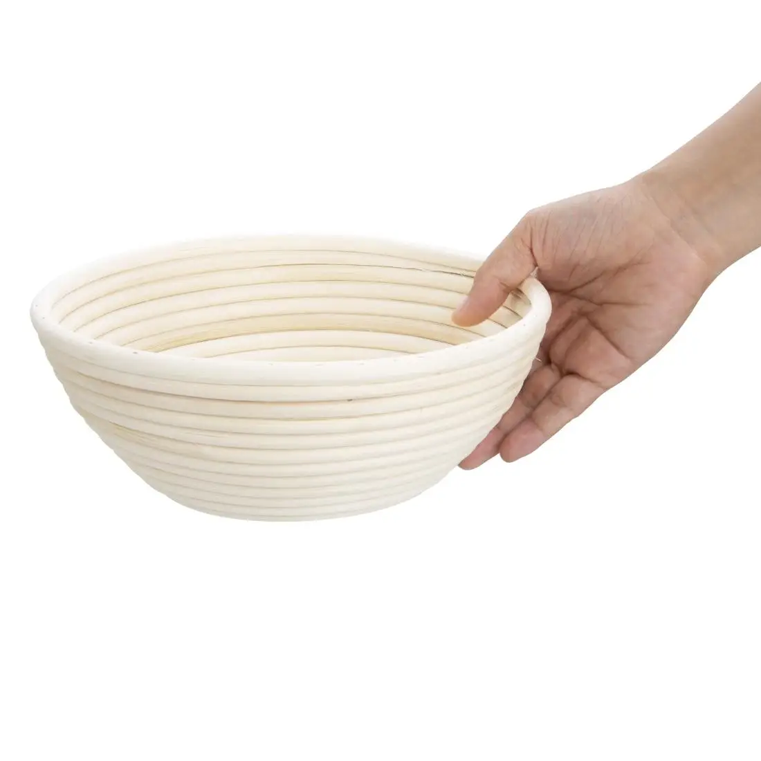 Vogue Rattan Proving Round Basket 220x80mm FT839 - Image 4