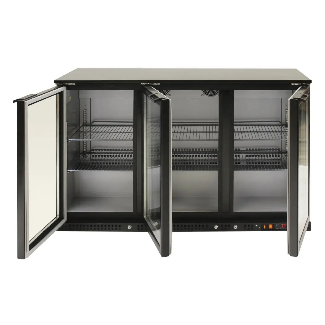 Fagor EERM Series Back Bar Cooler 3 Door Black EERM-3 FU035 - Image 2