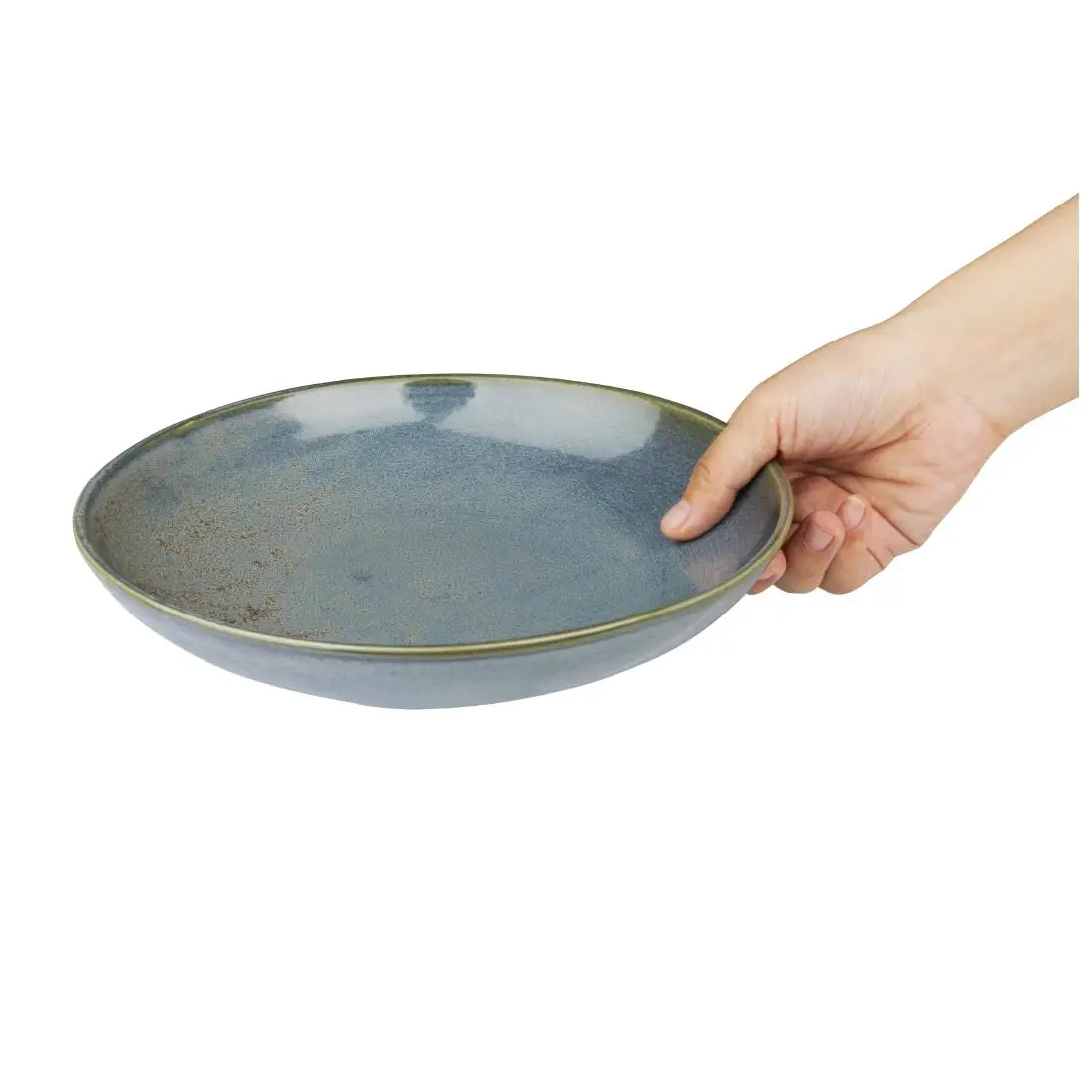 Olympia Ember Low Coupe Bowls Blue 230mm (4 Pack) FU174 - Image 7