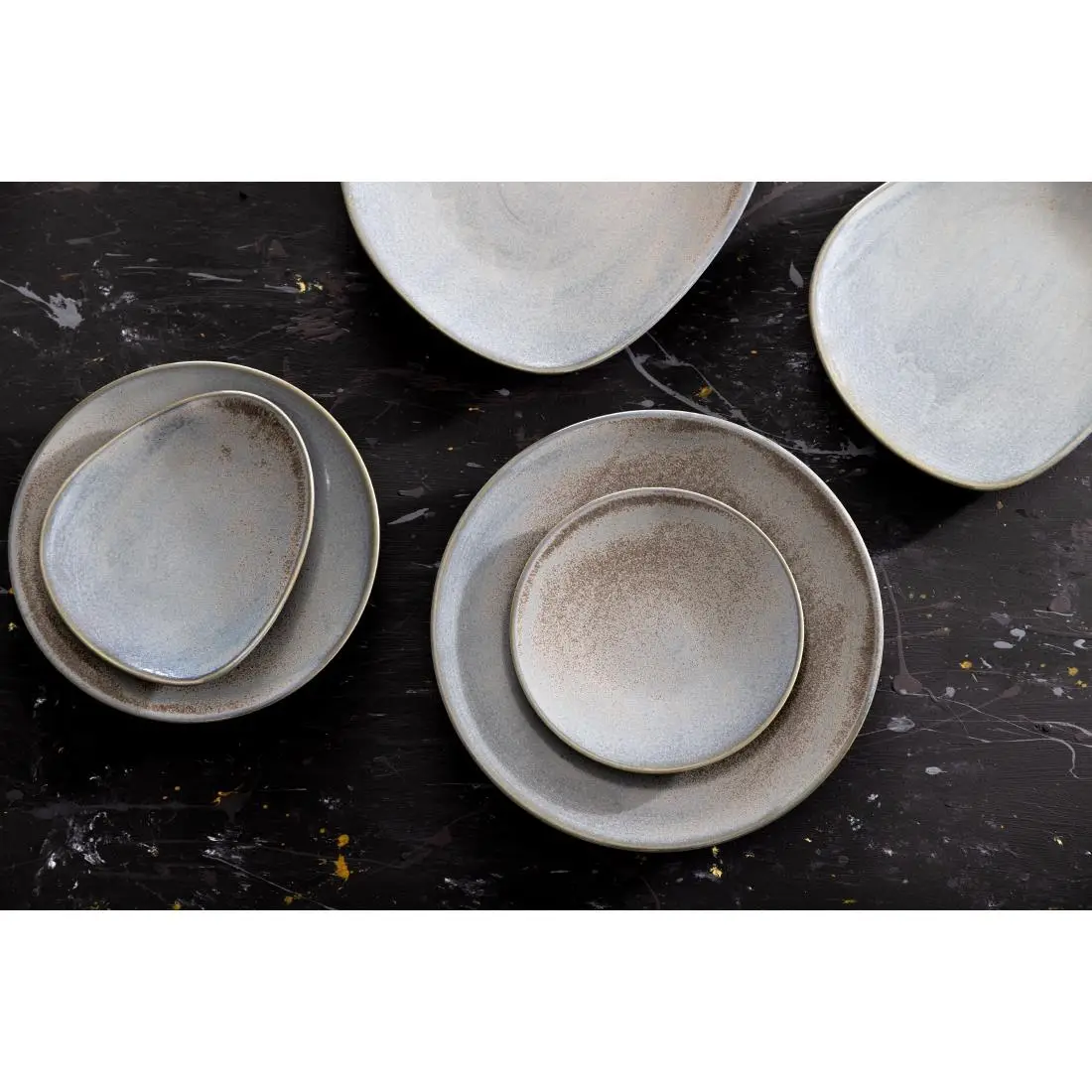 Olympia Ember Low Coupe Bowls Blue 230mm (4 Pack) FU174 - Image 16
