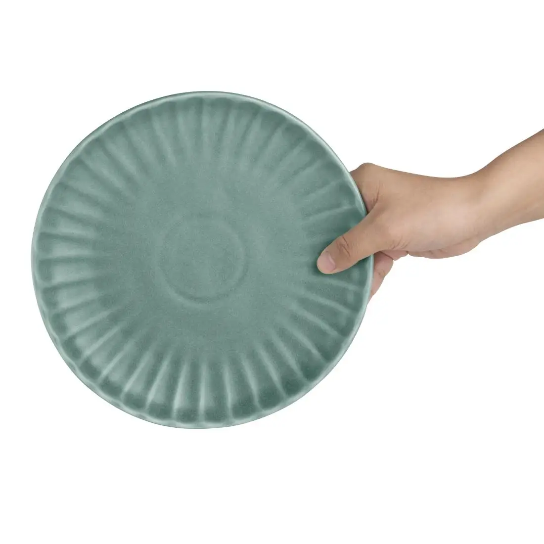 Olympia Corallite Plates Green 205mm (6 Pack) FU207 - Image 8