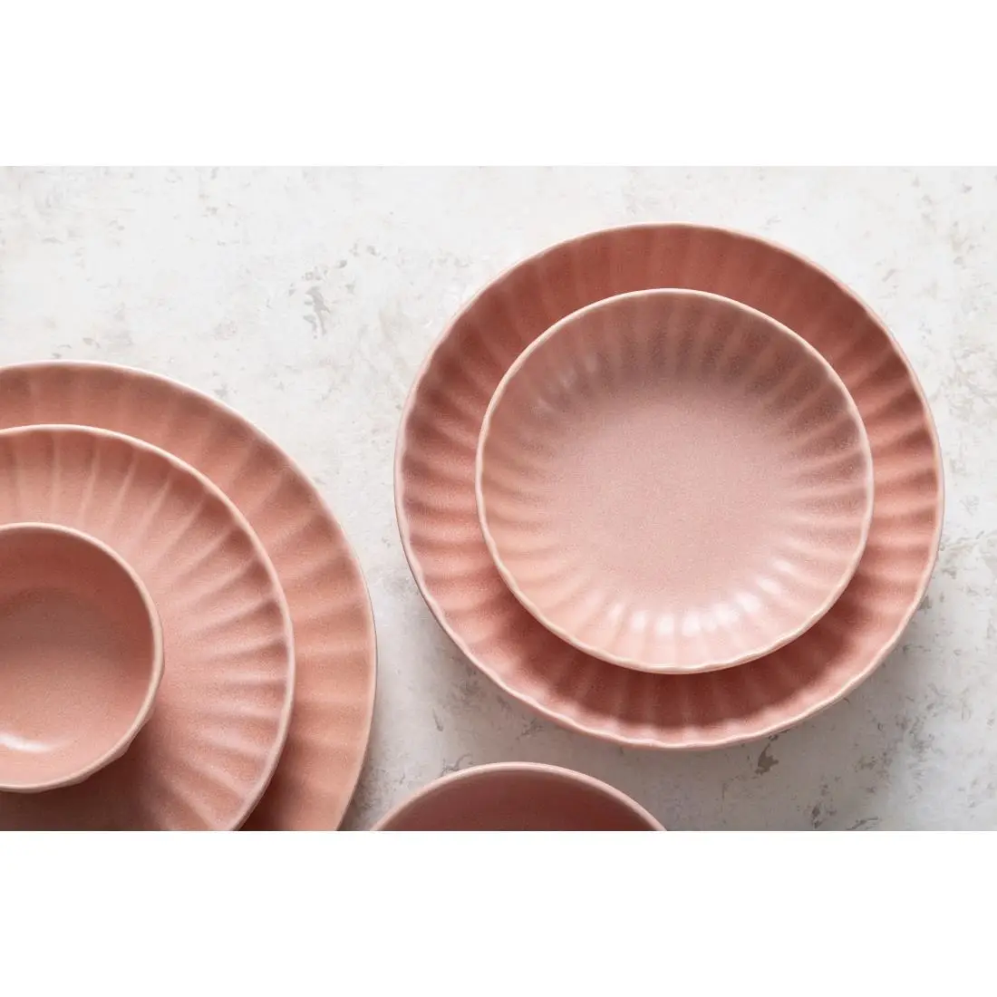 Olympia Corallite Deep Bowls Peach 150mm (6 Pack) FU214 - Image 10