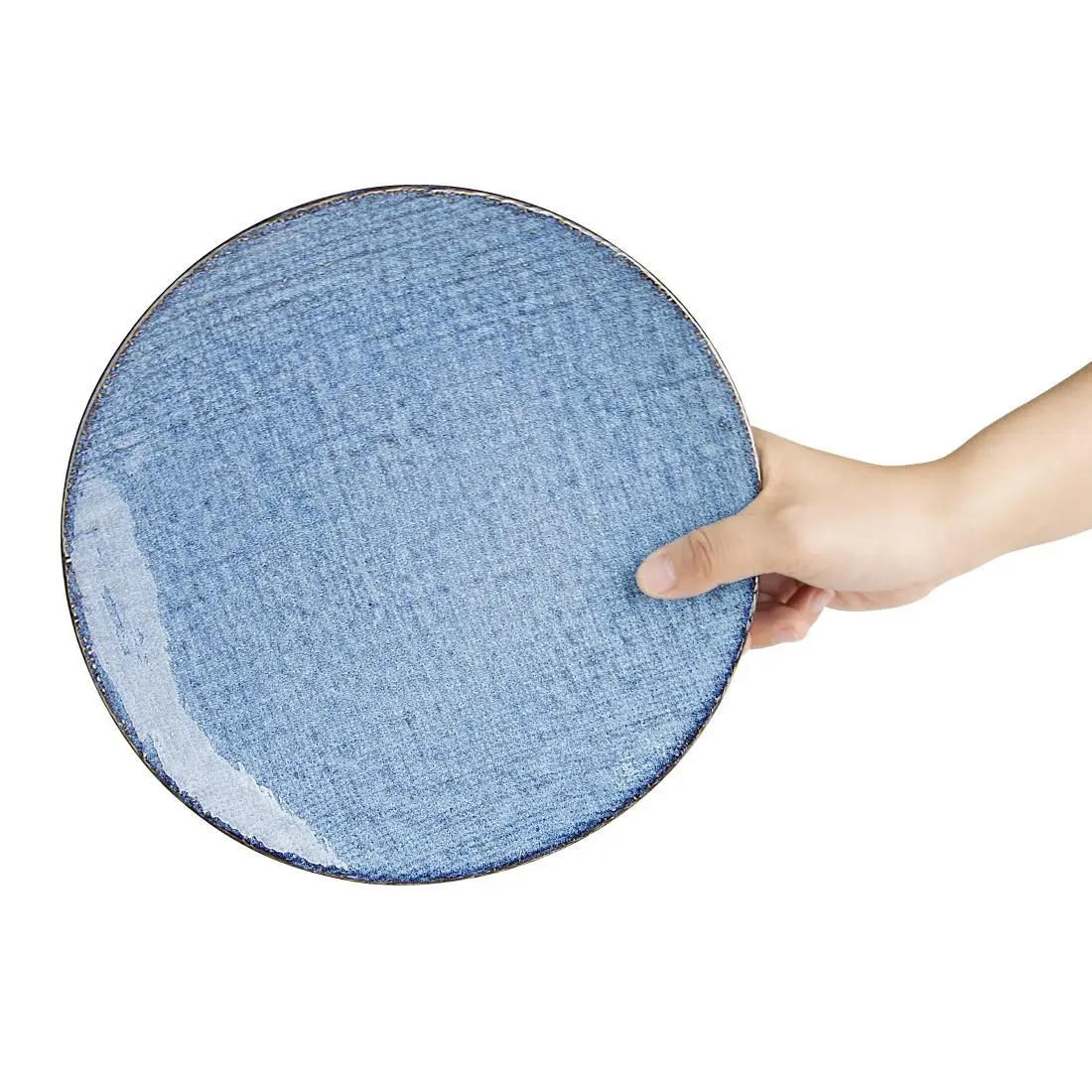 Olympia Denim Coupe Plates Blue 230mm (6 Pack) FU221 - Image 11