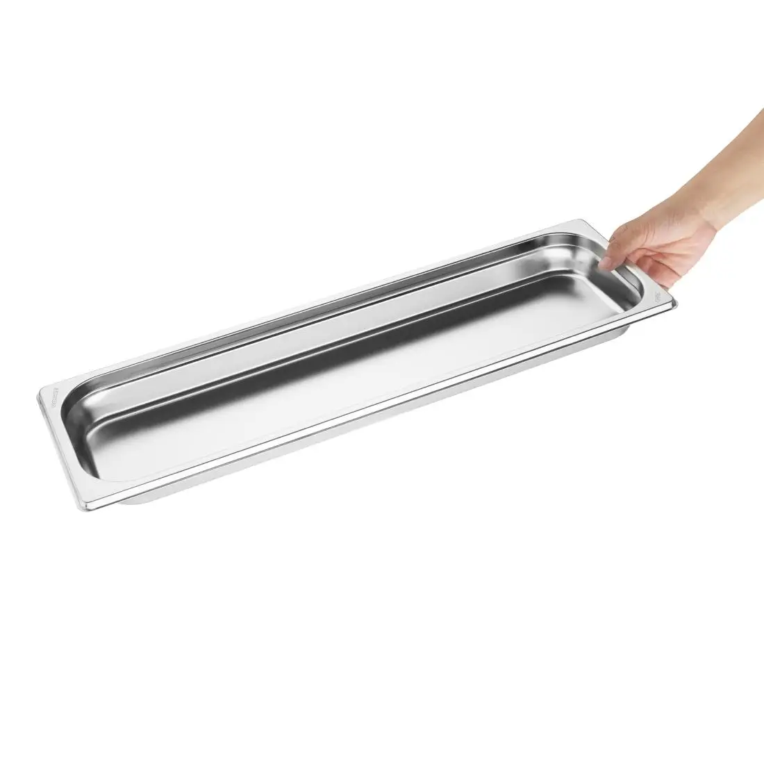 Vogue Stainless Steel 2/4 Gastronorm Tray 40mm FU261 - Image 5