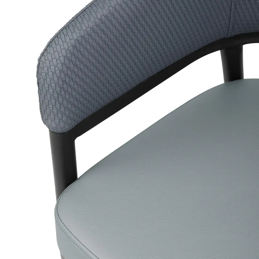 Bolero Meridian Interior Chairs Stone Blue (2 Pack) FU521 - Image 2
