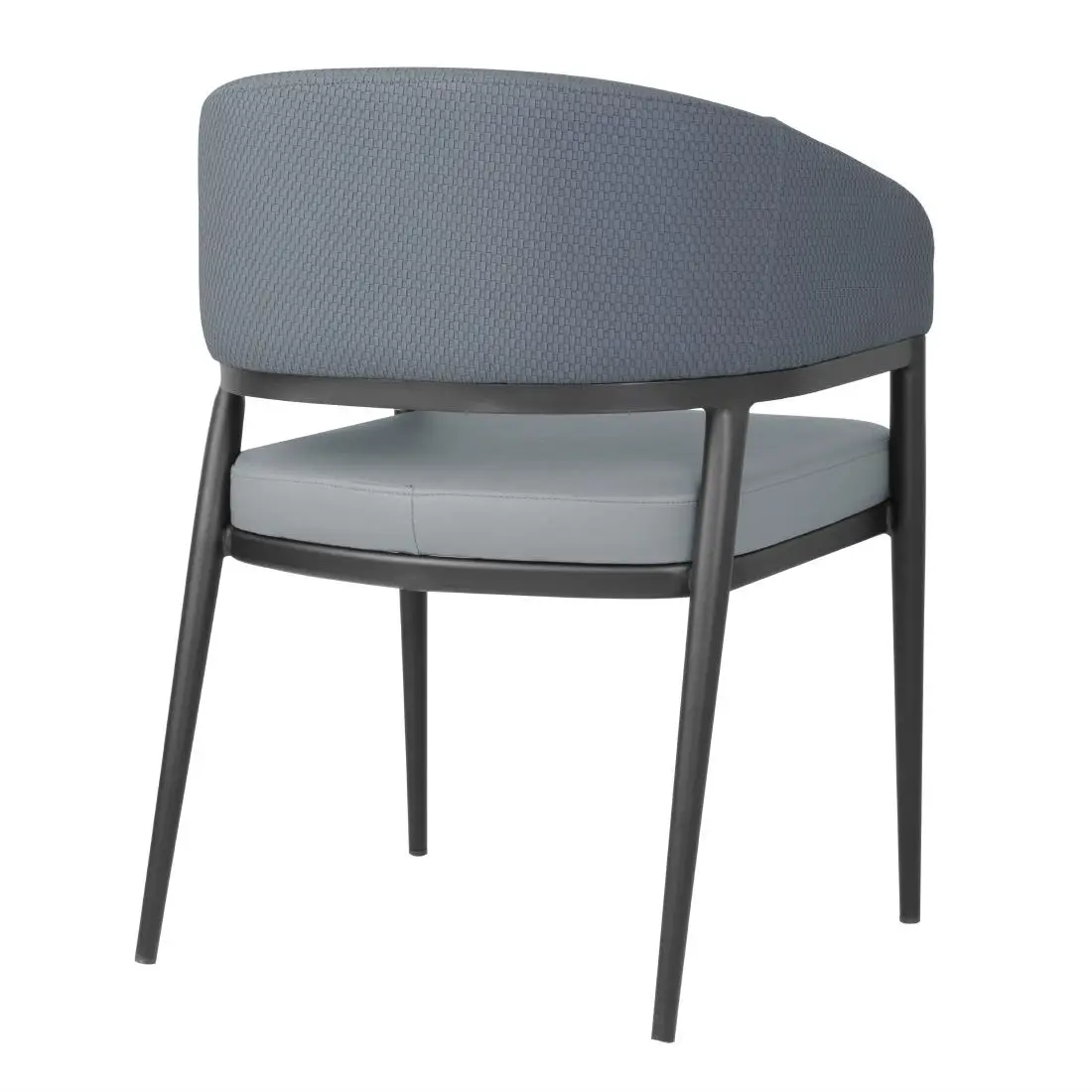 Bolero Meridian Interior Chairs Stone Blue (2 Pack) FU521 - Image 3