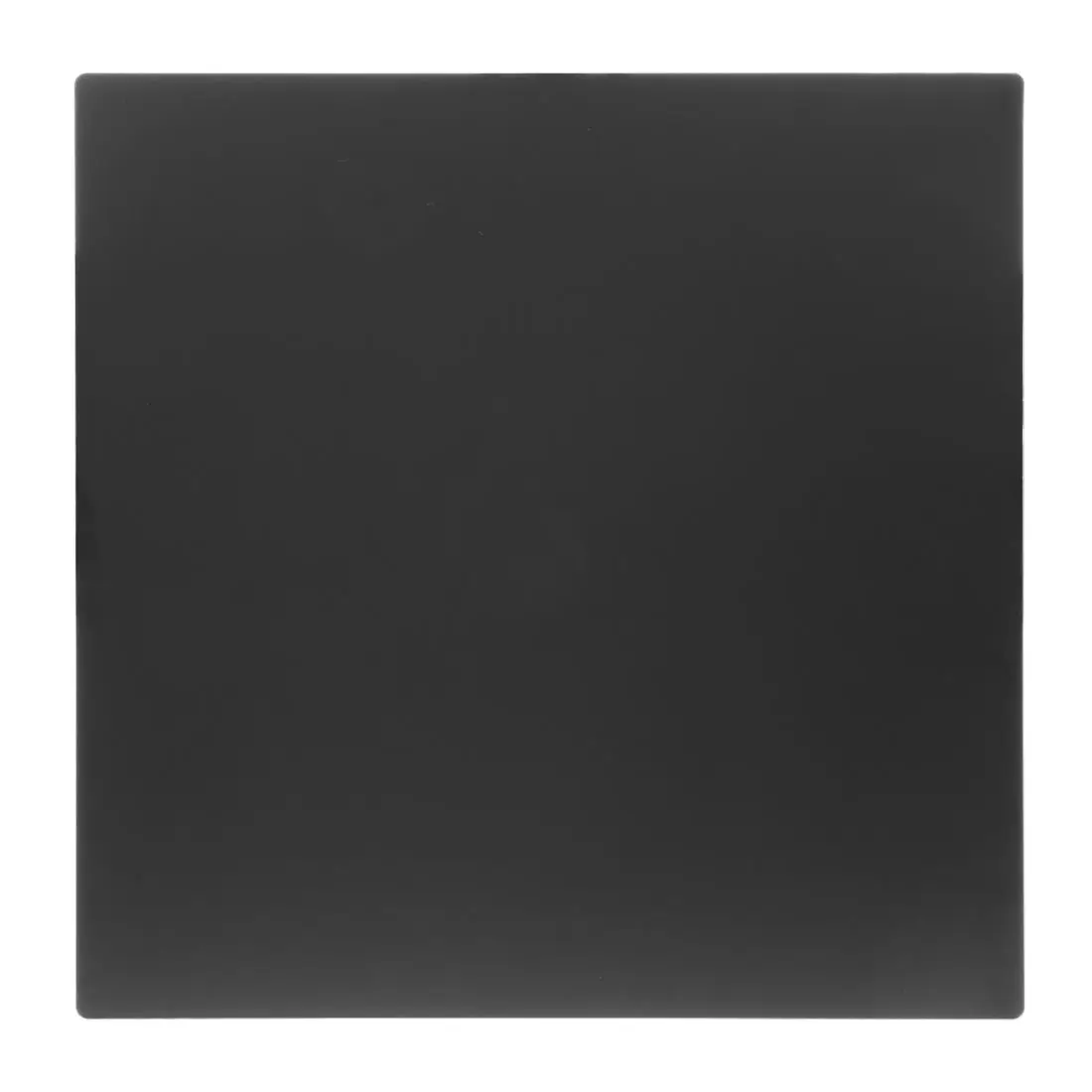 Bolero Matte Black Square Outdoor Table Top 700mm FU530