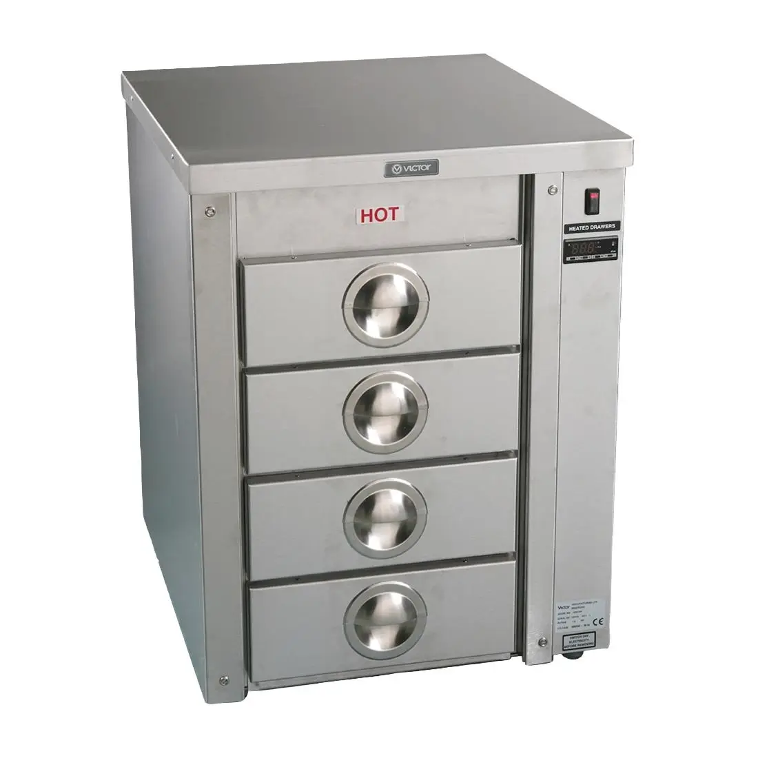 Victor Four Drawer Slide Under Heated Drawers HD61 FU932