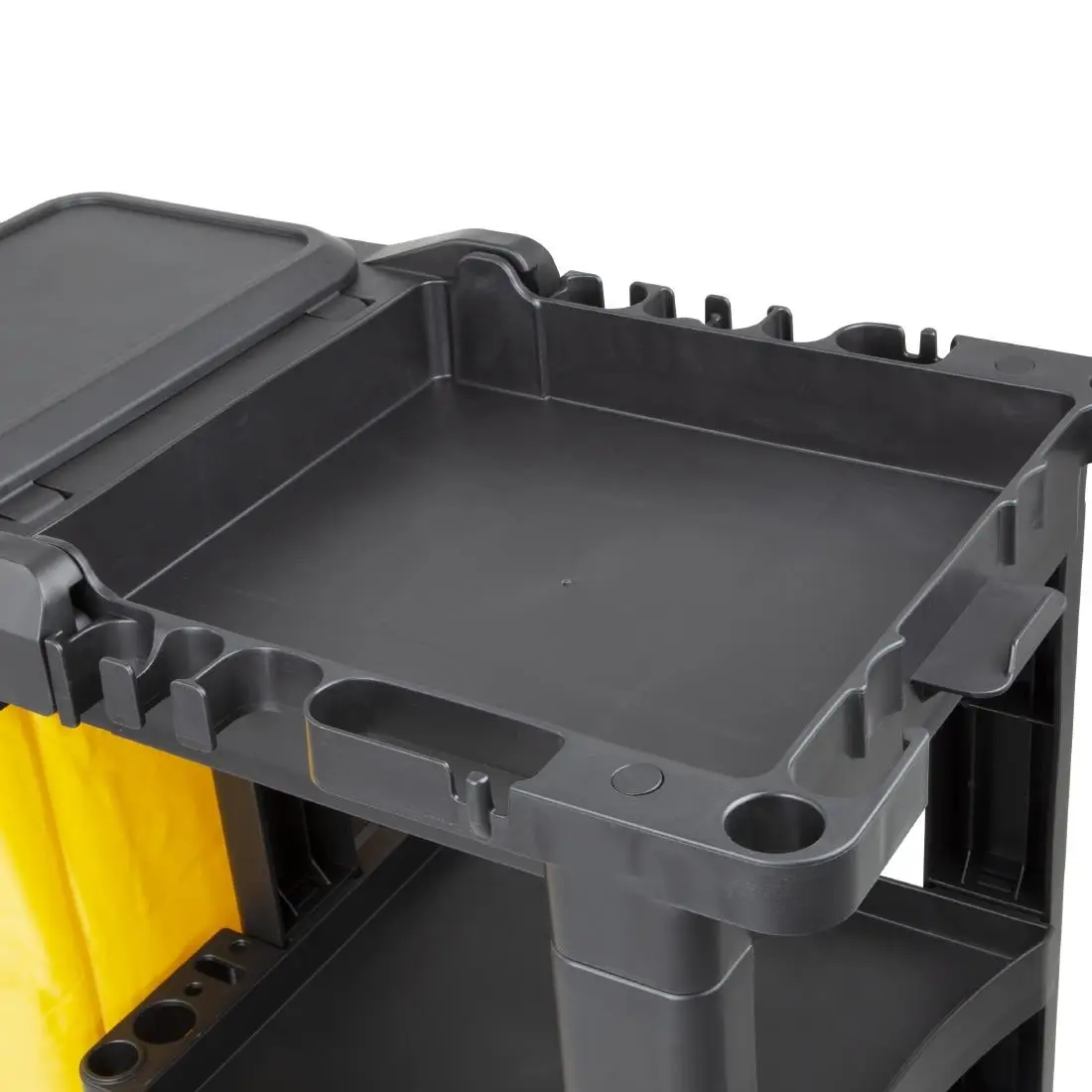 Jantex Cleaning Trolley Black FU997 - Image 4