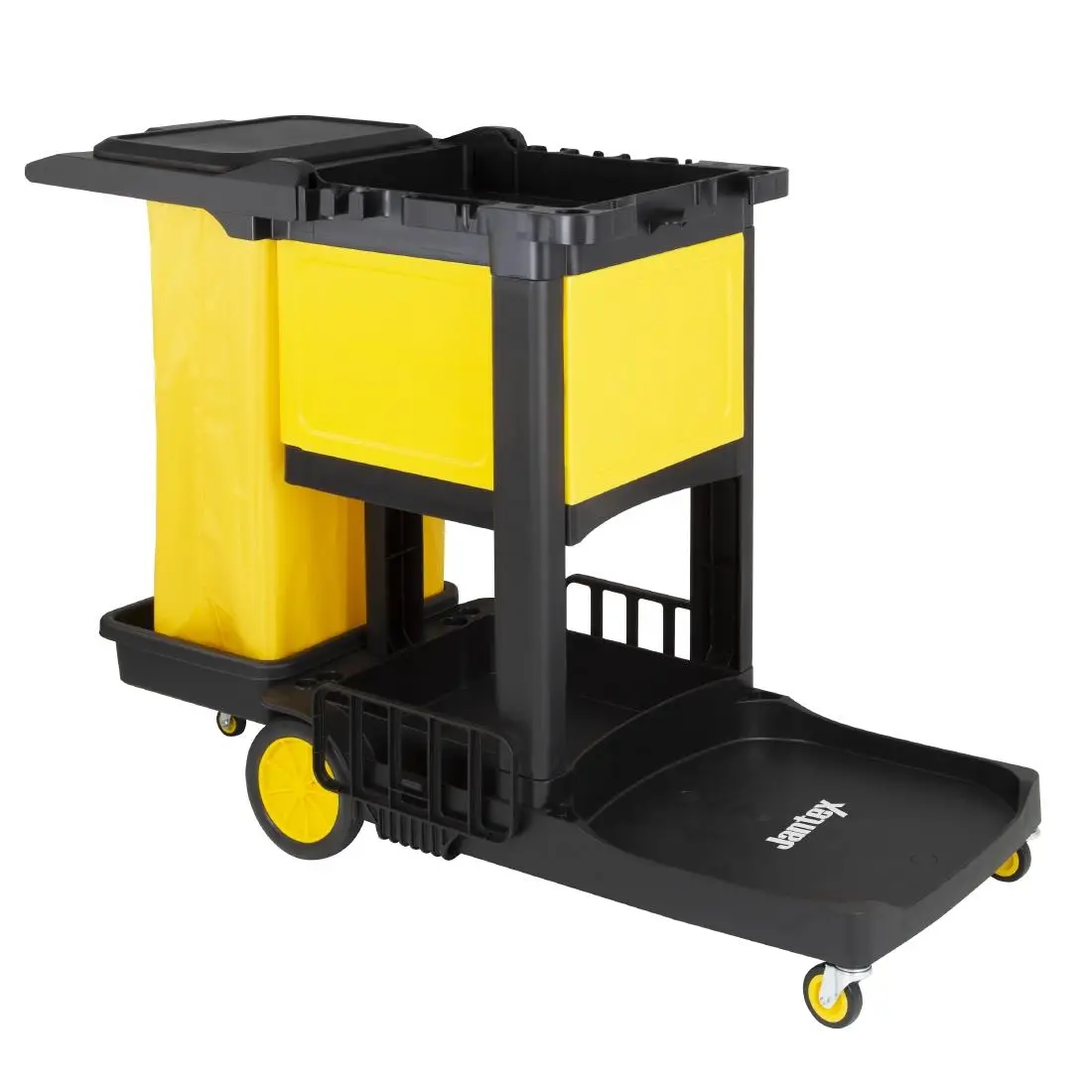 Jantex Cleaning Trolley Black with Locka