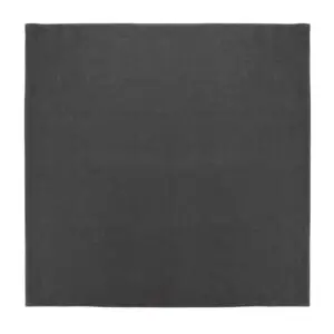 Olympia Linen Table Napkin Black 400x400mm (12 Pack) FW697