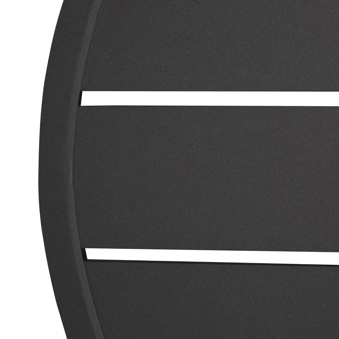 Bolero Aluminium Round Table Top Black 580mm FX039 - Image 3