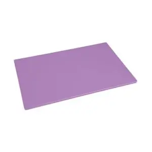 Hygiplas Low Density Antibacterial Purple Chopping Board 450x300x10mm FX110