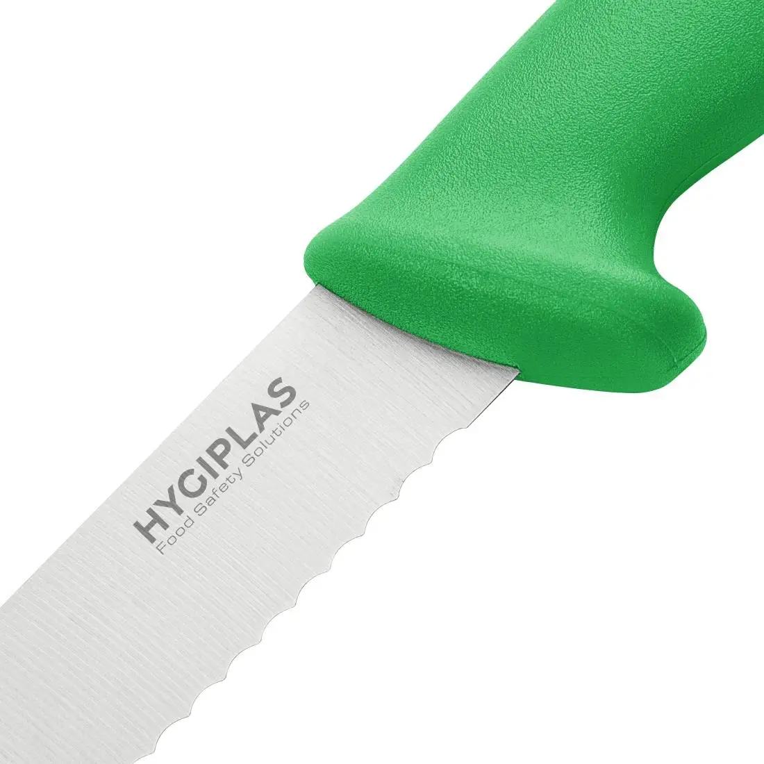 Hygiplas Serrated Slicer Green 24.8cm FX121 - Image 3